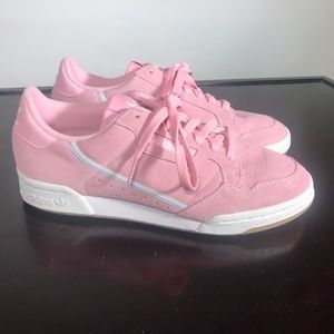 Adidas Ladies Pink Fashion Sneakers. Nice!